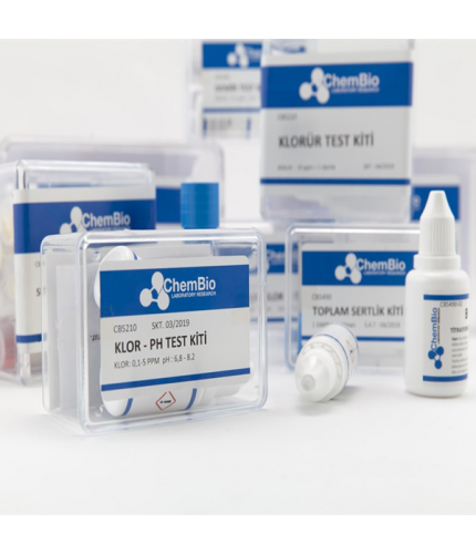 Chembio CB5040 Asetik Asit Test Kiti | 50 - 100 Test (1 Damla Titrant = 50 Ppm Asetik Asit)