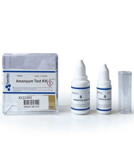 Chembio CB5020 Amonyum Test Kiti | 100 Test (0,1 - 0,5 - 1 - 2,5 - 5 - 10 Ppm)