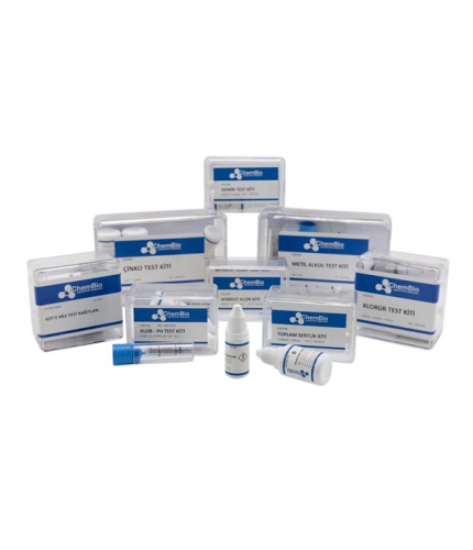 Chembio CB5160 Kalsiyum Test Kiti | 50 - 100 Test (1 Damla Titrant = 4 Ppm Ca)