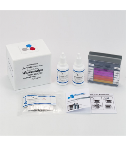 Chembio CB7010 Alüminyum Test Kiti | 25 Test  ( 0,05 - 0,1 - 0,25 - 0,5 - 1,0 - 2,0 Ppm )