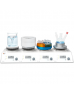 DLAB MS-M-S4 4 Bölmeli Dijital Manyetik Karıştırıcı LCD 