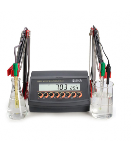 Hanna Hi 2550 Masa Tipi pH/ORP/ EC/TDS/Tuzluluk Ölçer