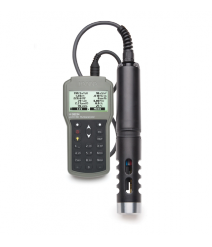 Hanna HI98194 Multiparametre Ölçer pH / ORP / EC / TDS / Tuzluluk / DO / Basınç / Sıcaklık Su Geçirmez Ölçüm Cihazı 