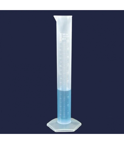 ISOLAB 016.05.025 Mezür - Uzun From - P.P - B Kalite - Kabartma Skala - 25 ml