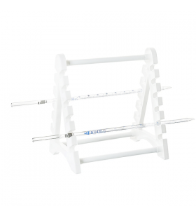ISOLAB 022.02.001 Pipet Standı - P.P - Yatay 12 Pipet Kapasiteli / 1 Adet