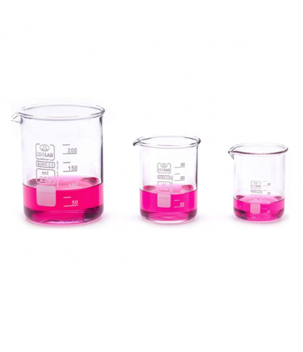 ISOLAB 025.01.S01 Cam Beher SET 50 ml, 100 ml, 250 ml  1' er adet