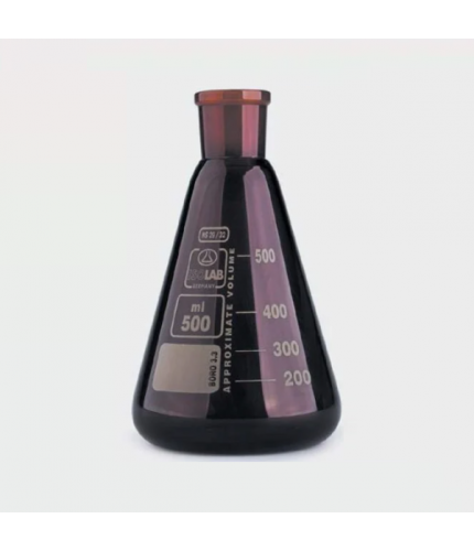 ISOLAB 028.11.053 Erlen - Cam - Şilifli - Amber - 50 ml - Ns29/32