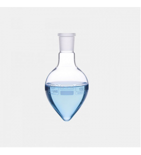 ISOLAB 030.52.050 Balon - Kalp Tipi - Şilifli - Merkez Boyun : NS 29/32 - 50 ml