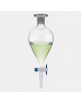 ISOLAB 031.04.901 Ayırma Hunisi - Cam - Konik - Dereceli - Ptfe Musluklu - 1000 ml