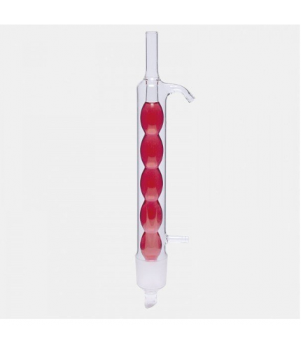 ISOLAB 035.11.030 Soğutucu - Allihn - Soxhlet İçin - 30 ml - Erkek Şilif : NS 29/32 - Cam Yan Kol