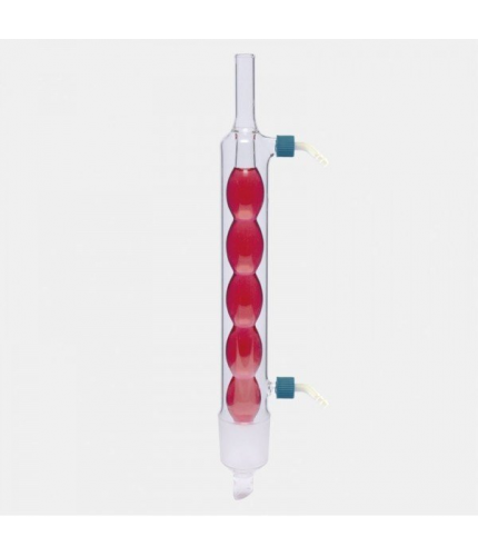 ISOLAB 035.12.250 Soğutucu - Allihn - Soxhlet İçin 500 ml - Erkek Şilif : NS 45/40 - P.P Yan Kol