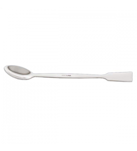 ISOLAB 047.01.300 Spatül - Paslanmaz Çelik - Makro Kaşıklı - 300 mm