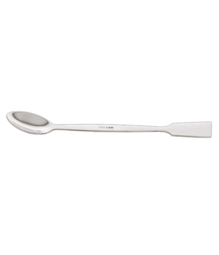 ISOLAB 047.01.120 Spatül - Paslanmaz Çelik - Makro Kaşıklı - 120 mm