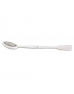 ISOLAB 047.01.120 Spatül - Paslanmaz Çelik - Makro Kaşıklı - 120 mm