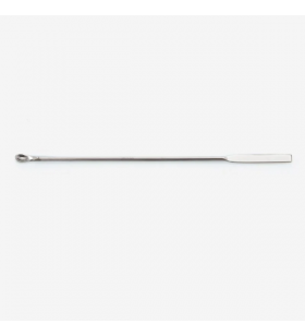 ISOLAB 047.06.150 Spatül - Paslanmaz Çelik - Mikro Kaşıklı - 150 mm