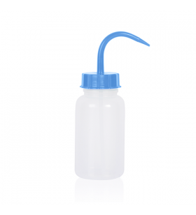 ISOLAB 062.09.05B Piset - Geniş Boyun - P.E. - 500 ml - Mavi Kapak
