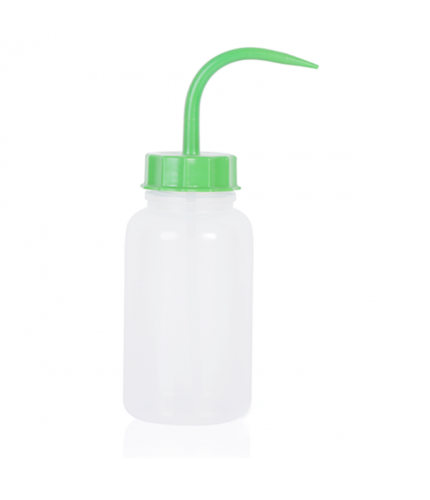 ISOLAB 062.09.05G Piset - Geniş Boyun - P.E. - 500 ml - Yeşil Kapak