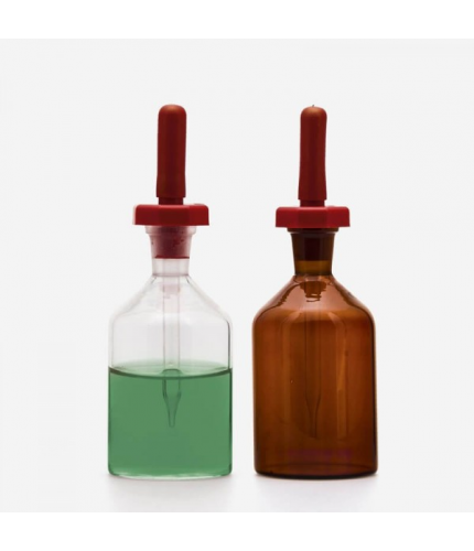 ISOLAB 062.12.050 Şişe - Damlatma - Cam & Şilifli - Şeffaf - 50 ml
