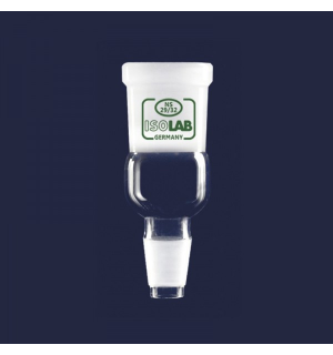 ISOLAB 064.11.007 Adaptör - Genişletme Amaçlı - Dişi Şilif : Ns 29/32 - Erkek Şilif : Ns 24/29