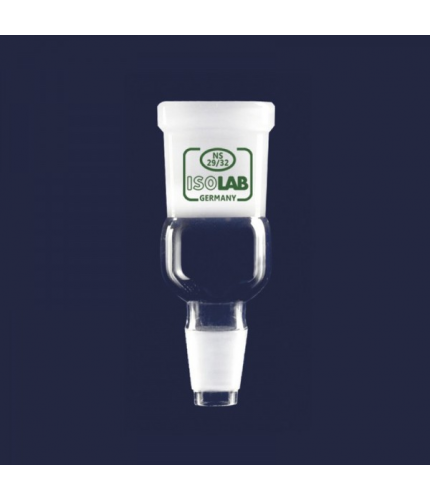 ISOLAB 064.11.011 Adaptör - Genişletme Amaçlı - Dişi Şilif : Ns 45/40 - Erkek Şilif : Ns 24/29