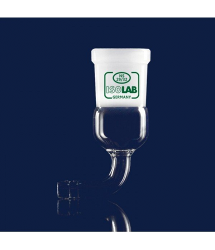 ISOLAB 065.27.014 Adaptör - Eğimli - Musluksuz - Çap 10 mm - Dişi Şilif : NS 14/23