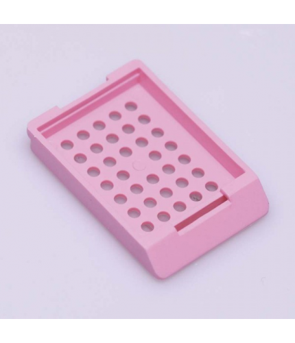 ISOLAB 074.03.004 Parafin Kasedi - Kapaklı - Histoloji - Pembe