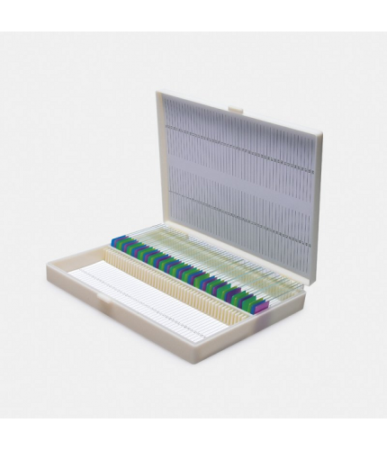 ISOLAB 076.02.001W Lam Kutusu - 50 Lam Kapasiteli - Plastik Kilitli - Beyaz