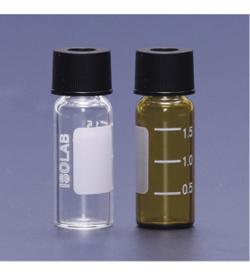 ISOLAB 095.00.001 Vial - Vida Kapak - N8 - 1,5 ml - 11,6 x 32 mm - Şeffaf