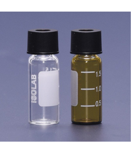 ISOLAB 095.00.001 Vial - Vida Kapak - N8 - 1,5 ml - 11,6 x 32 mm - Şeffaf