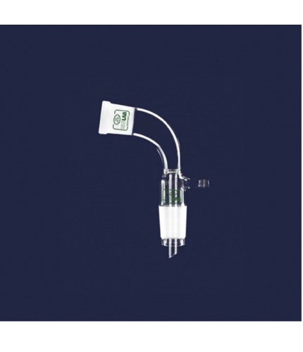 ISOLAB 065.40.014 Adaptör - Alım - Vakum İçin - Eğimli - Dişi Şilif : Ns14/23 - Erkek Şilif : Ns14/23