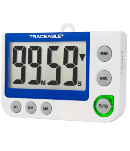 Traceable Tek Kanallı Yanıp Sönen LED Büyük Haneli Zamanlayıcı
