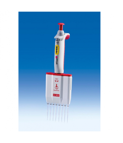 Vitlab Dijital Ayarlı 8 Kanallı Otoklavlanabilir Mikropipet 10-100 ul